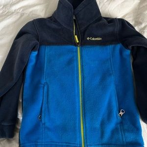 Columbia navy/blue fleece jacket